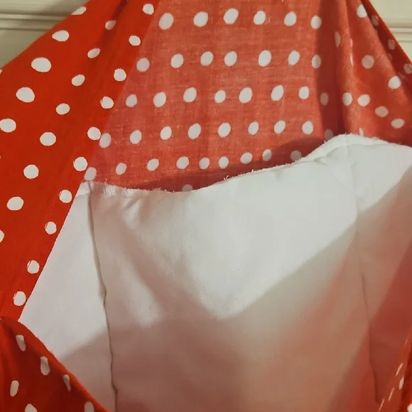 Red Polka Dot Kids Blanket with Animal character Print - Picture 6 of 8